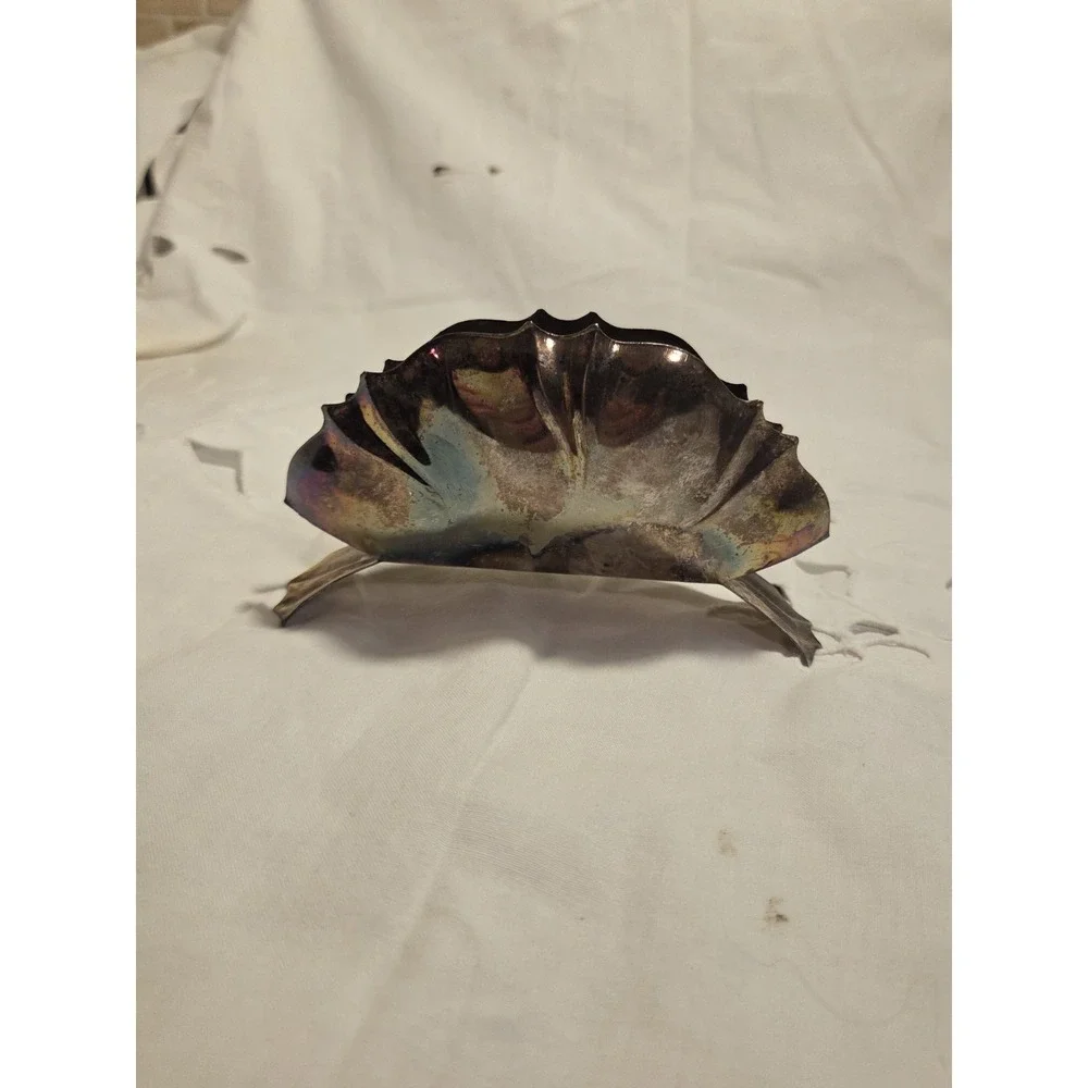 Vintage Silver Plated Napkin/Letter Holder
